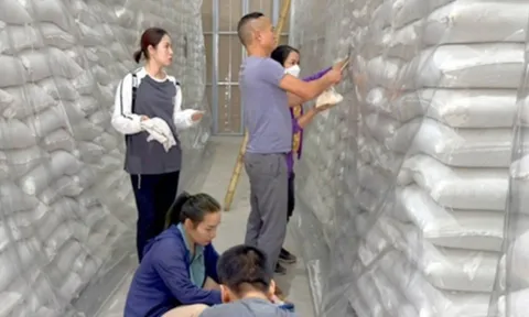 Số lượng lúa gạo nhập kho dự trữ cao chưa từng thấy