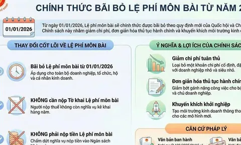 Thuế TP.HCM thông báo nóng về lệ phí môn bài