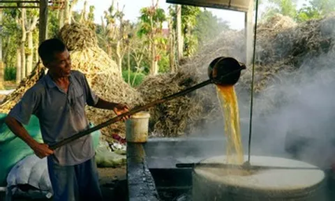 Giáp Tết, làng mật mía xứ Thanh 'đỏ lửa', thu trăm triệu mỗi lò