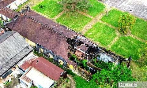 Mục sở thị ngôi trường đại học đầu tiên ở Huế xuống cấp nghiêm trọng