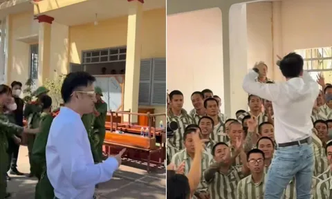Nam ca sĩ - em trai Hoài Linh hát ở trại giam Xuyên Mộc