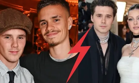 Hai con trai Beckham khoe tình anh em khăng khít sau khi bị anh cả Brooklyn "tố" hợp lực "tấn công" mình trên MXH