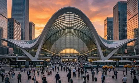 So găng sân bay Long Thành với Tân Sơn Nhất, ga Thủ Thiêm và ga Sài Gòn: Tân binh' cửa ngõ bứt phá ngoạn mục