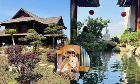 Cận cảnh biệt phủ 10.000m2, đẹp như resort ở Lâm Đồng của nam nghệ sĩ đình đám