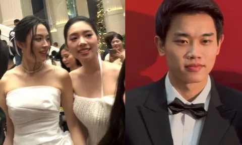 Á hậu cũng mê Đình Bắc như thường, hoá fan girl khi hotboy U23 Việt Nam diện vest bảnh bao khoe visual phát sáng