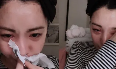 Chị Đẹp của nhóm nhạc tuổi thơ livestream, liên tục khóc nức nở, phát ngôn gây sốc