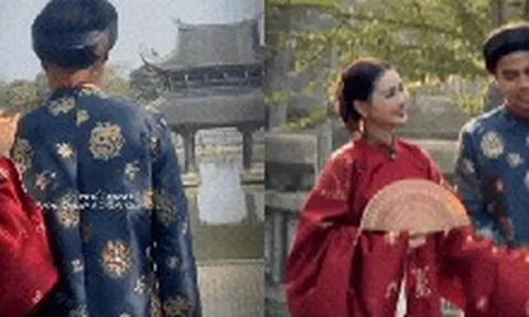 MC Huyền Trang Mù Tạt và tuyển thủ Việt Nam bận rộn chuẩn bị cho đám cưới, loạt khoảnh khắc tình tứ gây sốt MXH