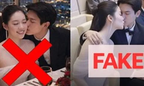 "Khó chịu vô cùng" với loạt ảnh, video AI gán ghép Đình Bắc và Á hậu Châu Anh để câu view