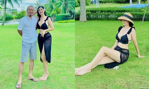 Nhan sắc vợ chân dài sinh 5 con cho nam nghệ sĩ đình đám sở hữu biệt phủ dát vàng ở Hà Nội