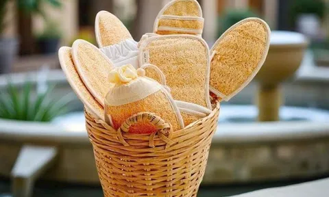 Quà Tết từ xơ mướp đắt hàng, doanh nghiệp “full” đơn