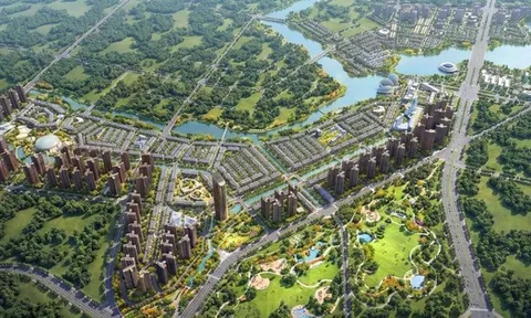 Soi quy mô khủng siêu dự án 700ha của Liên danh Sunshine tại Mê Linh vừa được khởi công sáng nay, thực hiện chủ trương giãn 860.000 người dân nội đô