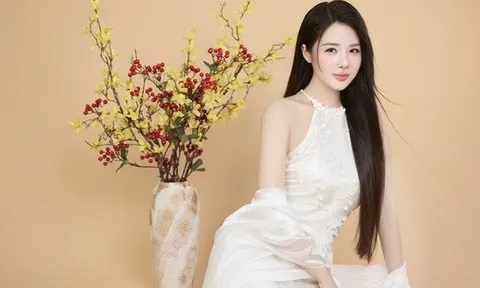 Á hậu Đỗ Hà Trang khoe vẻ đẹp Á Đông trong bộ ảnh đón Tết