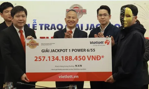 Người trúng độc đắc hơn 257 tỷ đồng là doanh nhân tại TP.HCM