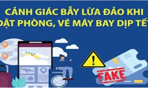 Bộ Công an cảnh báo lừa đảo vé máy bay, đặt phòng giá rẻ dịp Tết