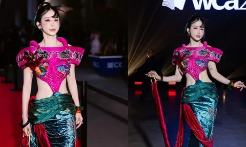 Không nhận ra Châu Tuyết Vân ở WeChoice Awards: Visual "bùng nổ" khoe trọn vòng eo con kiến, "outfit chặt chém" giữa rừng sao Vbiz