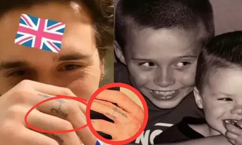 Mặc kệ em trai đăng ảnh thơ ấu níu kéo tình thân, cậu cả nhà Beckham thản nhiên khoe đang xoá hình xăm tên Cruz