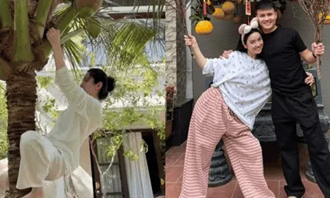 Giáp Tết, vợ Quang Hải làm cái gì thế này!