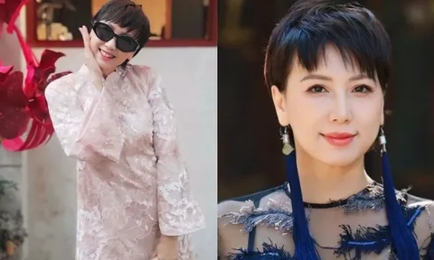 Mẹ Doãn Hải My diện áo dài, xách túi hiệu du xuân, visual trẻ đẹp không tuổi chuẩn "mẹ vợ hot nhất làng bóng đá"