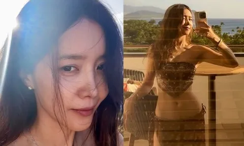 Mỹ nhân Tiệm Cà Phê Hoàng Tử diện bikini nóng “bỏng mắt”, biết tuổi tác thật mà choáng!