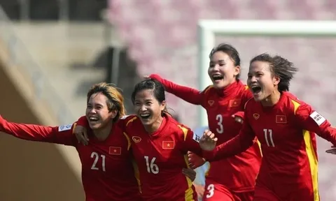 Tuyển nữ Việt Nam nhận giải “Khoảnh khắc vĩ đại nhất lịch sử bóng đá nữ châu Á”