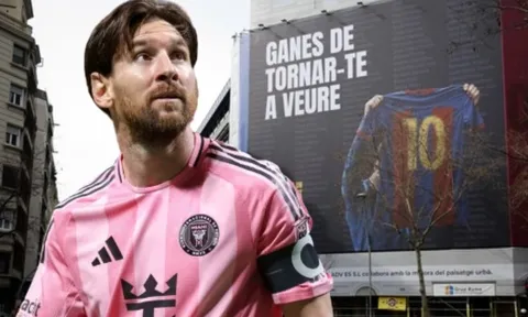 Hình ảnh Messi bị lạm dụng "không phép" ở cuộc tranh cử Chủ tịch Barca