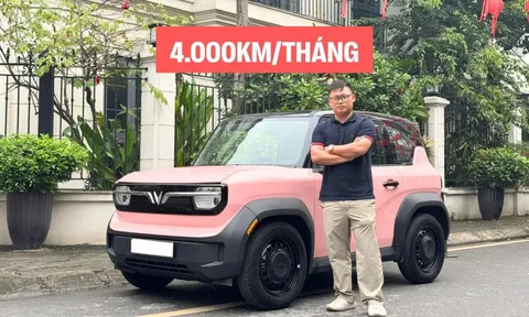 Chạy 4.000km/tháng, chủ xe VinFast VF 3: ‘Xe điện giờ tiện như xe xăng, đã thử cung Hà Nội-Huế ngon lành’