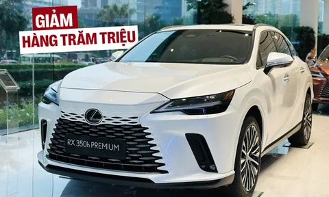 Lexus giảm giá loạt xe hybrid tại Việt Nam sau khi có thuế mới: Có mẫu giảm tới 330 triệu, hàng 'hot' RX chỉ còn từ 3,35 tỷ đồng