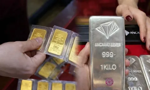 Giá vàng giảm rất mạnh, bạc 'bay' 14 triệu đồng/ngày