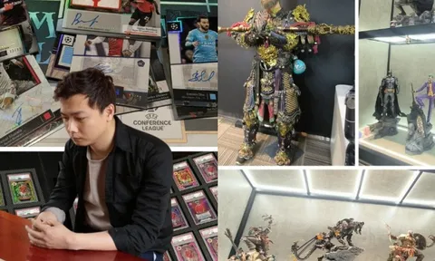 Một “kho báu” bên trong trụ sở Xôi Lạc TV được lồng khung, đóng kính cẩn thận