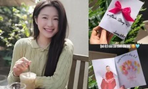 Doãn Hải My gây sốt với nhan sắc trong veo chuẩn tiểu thư Hà thành, khoe món quà 8/3 đẹp nhất, người tặng không phải Đoàn Văn Hậu