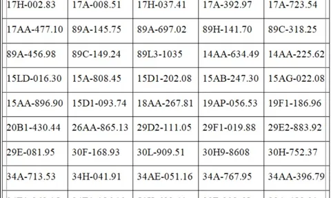 Công an đề nghị các chủ xe máy, ô tô trong danh sách sau nhanh chóng liên hệ, nộp phạt nguội theo Nghị định 168