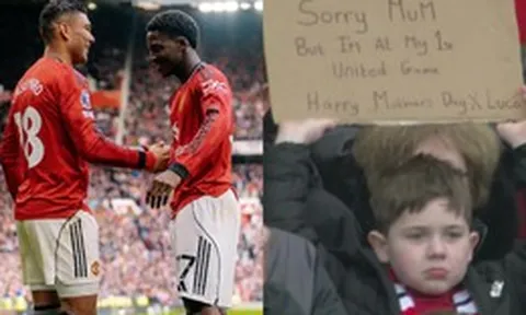 Cậu bé xin lỗi mẹ vì trốn đi xem MU quật ngã Aston Villa, cái kết gây bão toàn cầu không ngờ tới