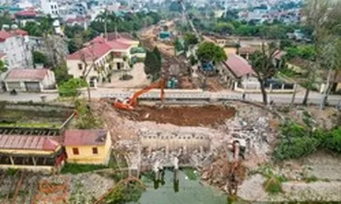 Cận cảnh dự án hơn 920 tỷ đồng chống ngập cho loạt khu đô thị phía Bắc Hà Nội