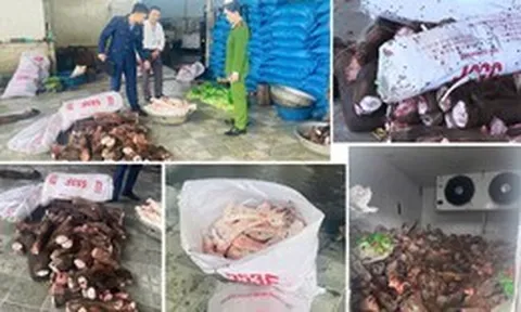 Kinh hoàng loạt thực phẩm bẩn bị thu giữ: Cá khoai nhiễm độc, lợn mắc dịch, nội tạng hôi thối