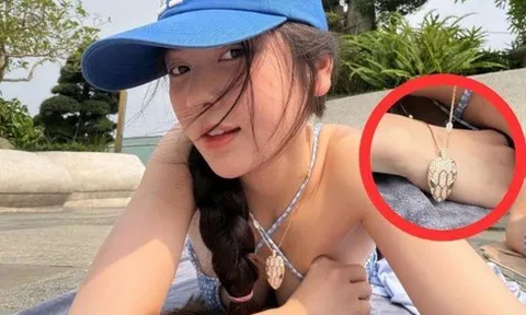 Xôn xao hình ảnh đi tắm nắng của Chu Thanh Huyền