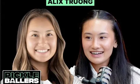 Phỏng vấn Alix Trương - nàng thơ pickleball gốc Việt Top 1 thế giới: Bỏ học bác sĩ làm VĐV, hot như sao hạng A!
