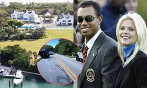 Huyền thoại golf Tiger Woods trước khi bị bắt: Sống xa hoa trong dinh thự 41 triệu bảng Anh nhưng bê bối tình ái rúng động