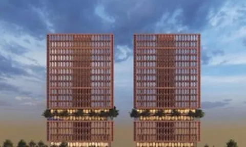 Tòa tháp đôi 17 tầng đặt trụ sở của Tập đoàn Sơn Hải tại 'đất vàng' Hà Nội: Ai đứng sau?