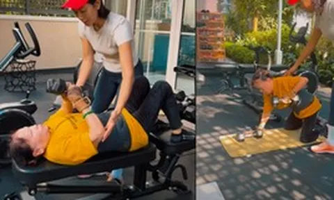 Nữ nghệ sĩ Việt đình đám một thời "ép" mẹ chồng tập thể thao, nâng tạ ở tuổi 81, kết quả không ngờ