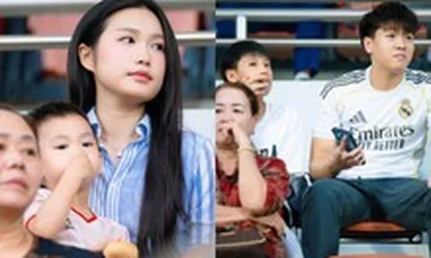 Hai em trai cực phẩm của Doãn Hải My đổ bộ khán đài cổ vũ Đoàn Văn Hậu, thái độ nhà vợ đã rõ giữa drama