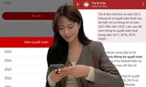 eTax Mobile chỉ hiển thị thông tin quyết toán thuế từ 2021-2025, làm sao để tra cứu quá trình đóng thuế của những năm trước đó?