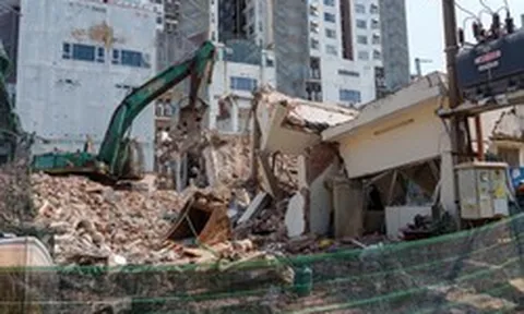 Công an vào cuộc vụ tháo dỡ công trình làm sập nhà dân ở trung tâm Đà Nẵng