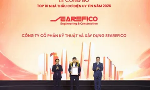 Searefico E&C vươn lên vị trí thứ 3 Top 10 Nhà thầu Cơ điện uy tín năm 2026