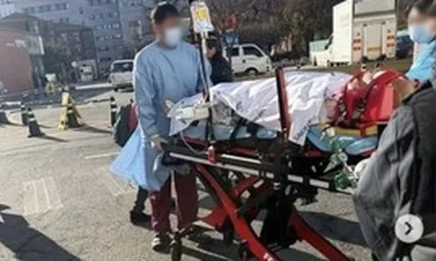 Hiện trường gây sốc vụ nam ca sĩ rơi từ sân thượng tầng 3 xuống đất