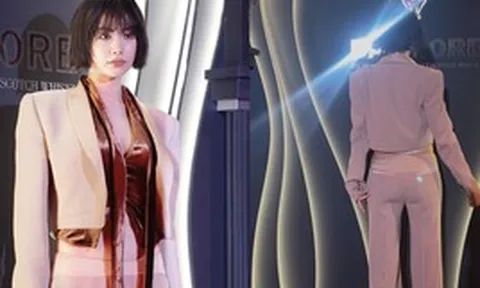 Mỹ nhân đẹp nhất thế giới bị dòm ngó vì chiếc quần tựa như trong suốt