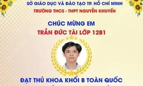 Thủ khoa khối B toàn quốc nói 'không' với luyện thi, học thêm...