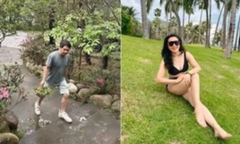 "Ông hoàng nhạc đỏ" cưới vợ vừa đẹp vừa giỏi, vui thú điền viên trong biệt thự 4000m2 ở Hà Nội
