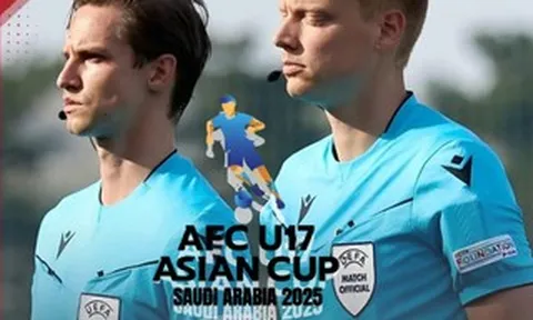 Trọng tài UEFA có thể điều hành giải đấu của U17 Việt Nam