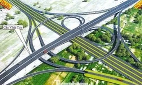 'Lộ diện' thiết kế nút giao giữa Đại lộ cảnh quan sông Hồng và cầu Vĩnh Tuy, Thanh Trì