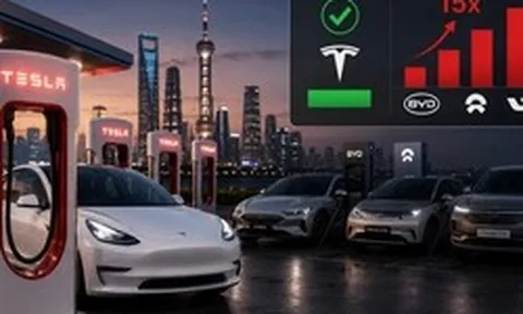 Tại Trung Quốc, Tesla không hào nhoáng bằng BYD và NIO nhưng vẫn dẫn đầu “chất”, lý do hóa ra chính là do trạm sạc